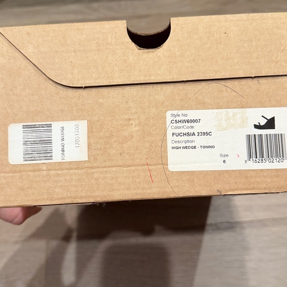 Carmen Sol Pink Wedge Sandals - Picture 6 of 6